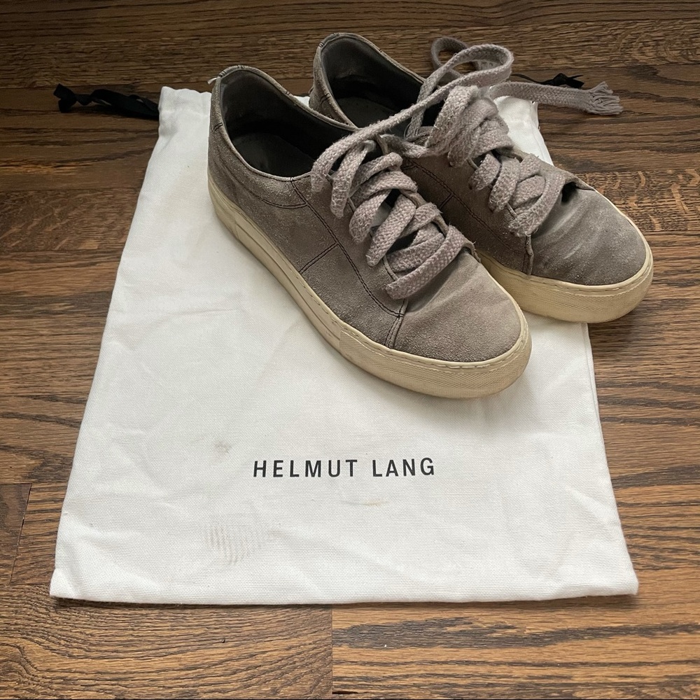 Helmut Lang Suede Sneakers